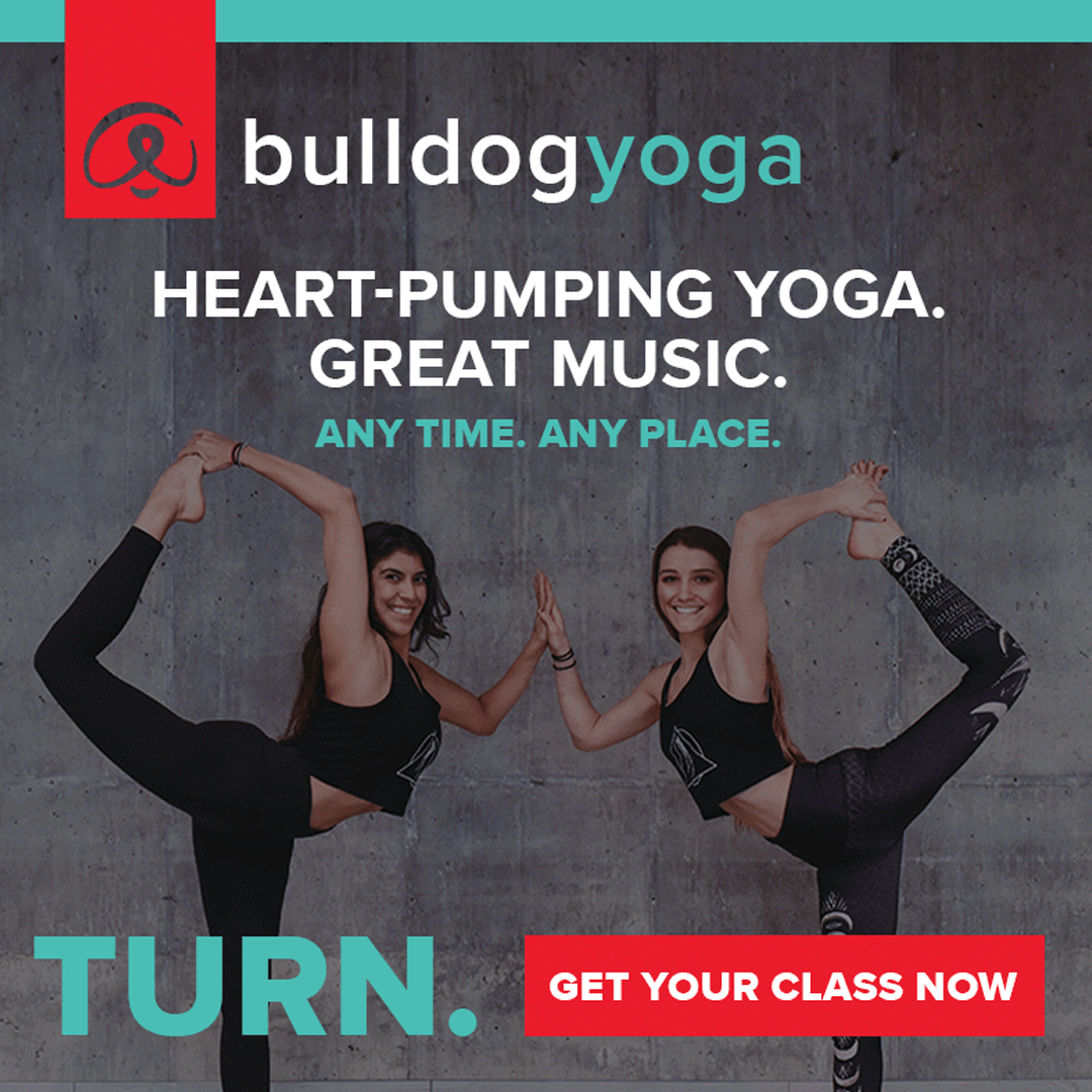Animated ad for the heart-pumping yoga, great music positioning.
